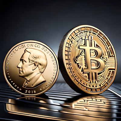 Bitcoin en or symbolisant les gains en cryptomonnaie